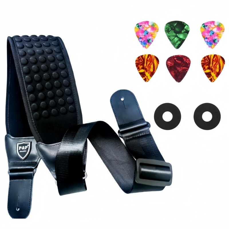 Guitar Strap Padded - P&P 편안한 3D 스펀지 기타 스트랩