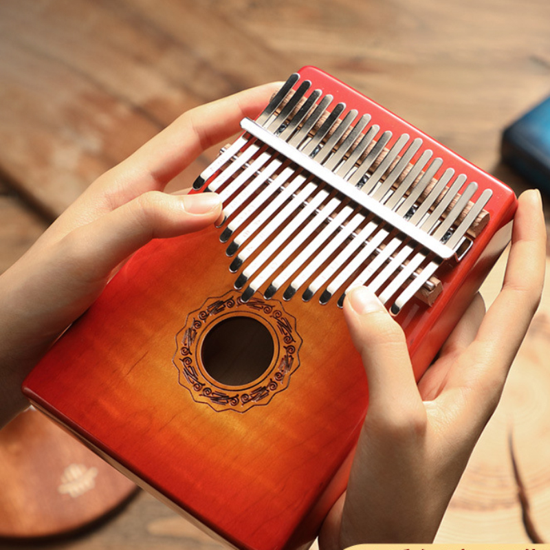 Kalimba Thumb Piano - Hluru 프로페셔널 17키 메이플 글로스 마감