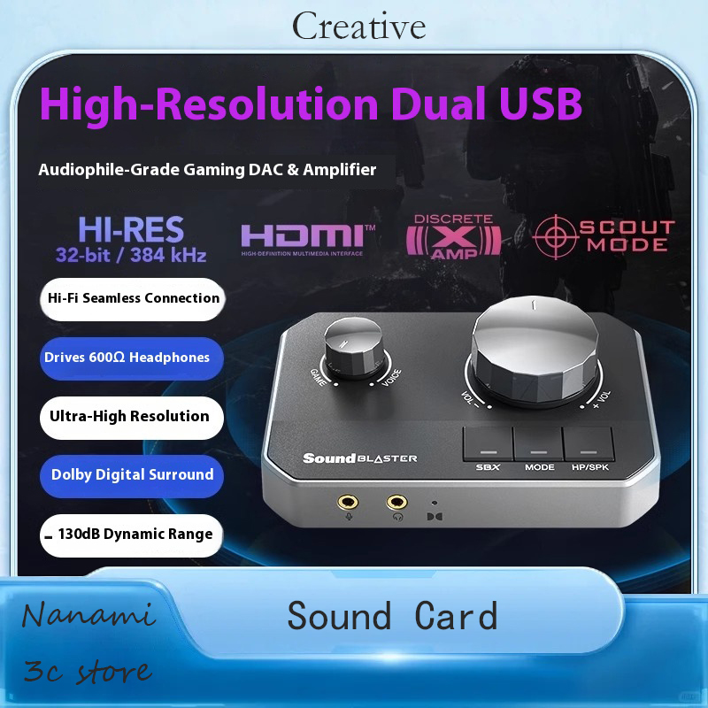 Audio & Music Xbox - 크리에이티브 사운드 블래스터 G8 하이 레졸루션