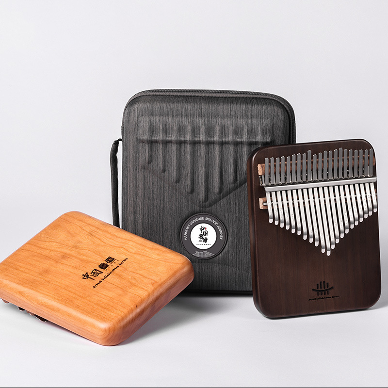 Kalimba Thumb Piano - Hluru 프로페셔널 21키 월넛 보드 칼림바