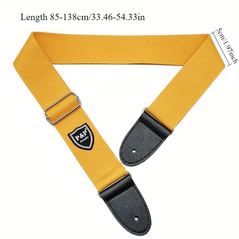 생기 넘치는 컬러 기타 스트랩 - 부드러운 패딩, 조절 - Guitar Strap Padded 리뷰 및 가격