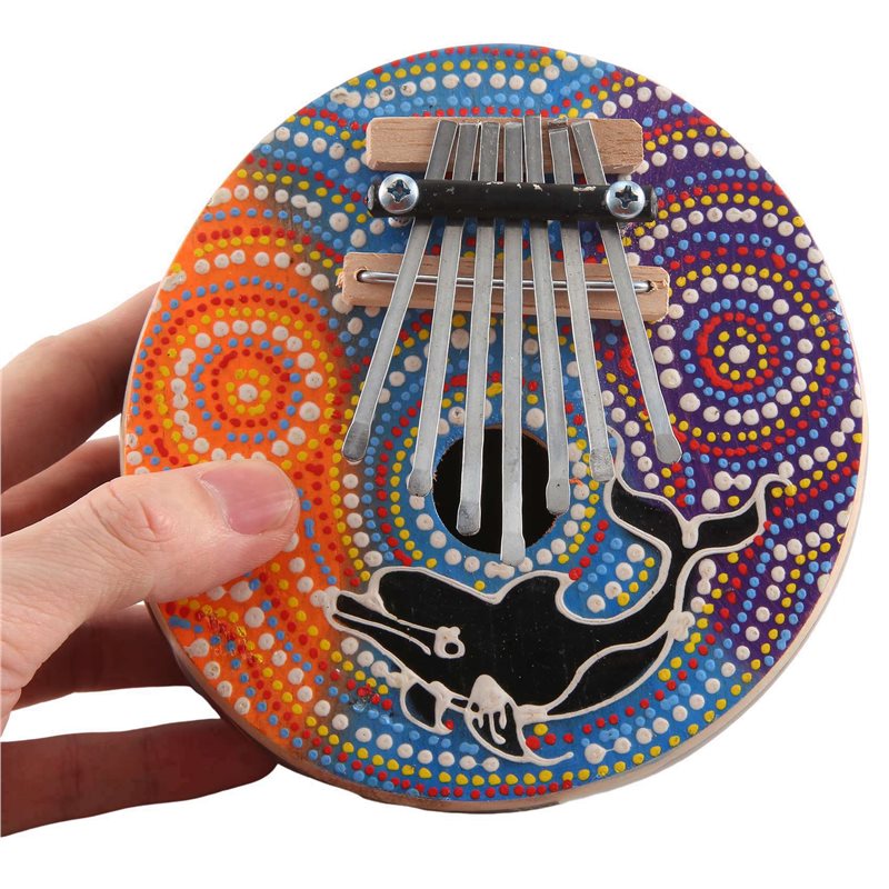 2X 7 키 조정 가능한 코코넛 쉘 Mbira 휴대용  - Kalimba Thumb Piano 리뷰 및 가격