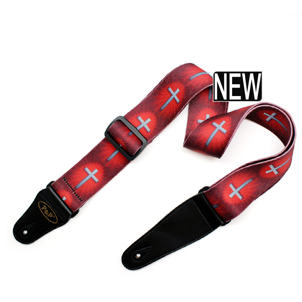 전기 어쿠스틱 포크 베이스 기타 스트랩, 십자가 그리스 - Guitar Strap Padded 리뷰 및 가격