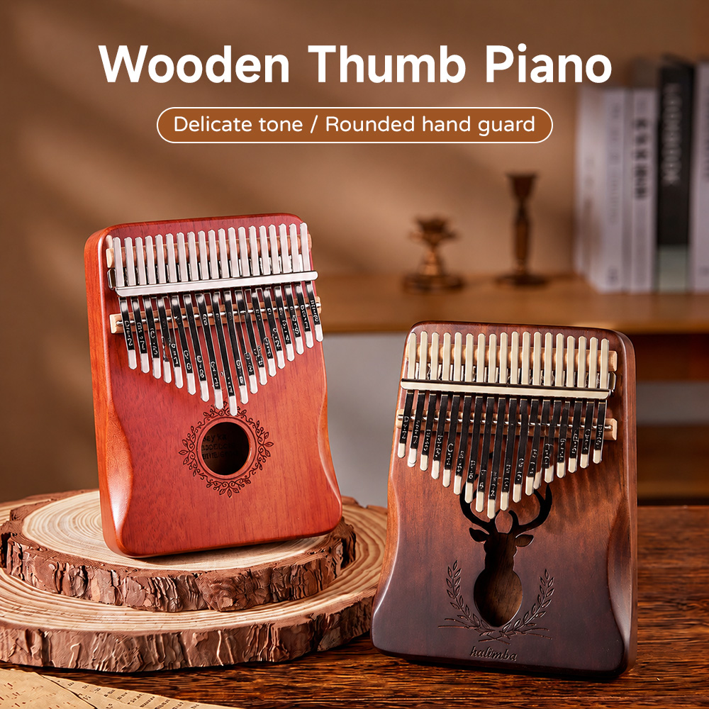 21키 마호가니 칼림바 엄지 피아노 17키 휴대용 손가 - Kalimba Thumb Piano 리뷰 및 가격