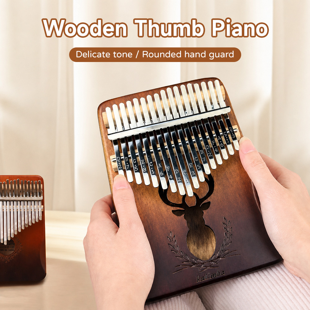 21키 마호가니 칼림바 엄지 피아노 17키 휴대용 손가 - Kalimba Thumb Piano 리뷰 및 가격