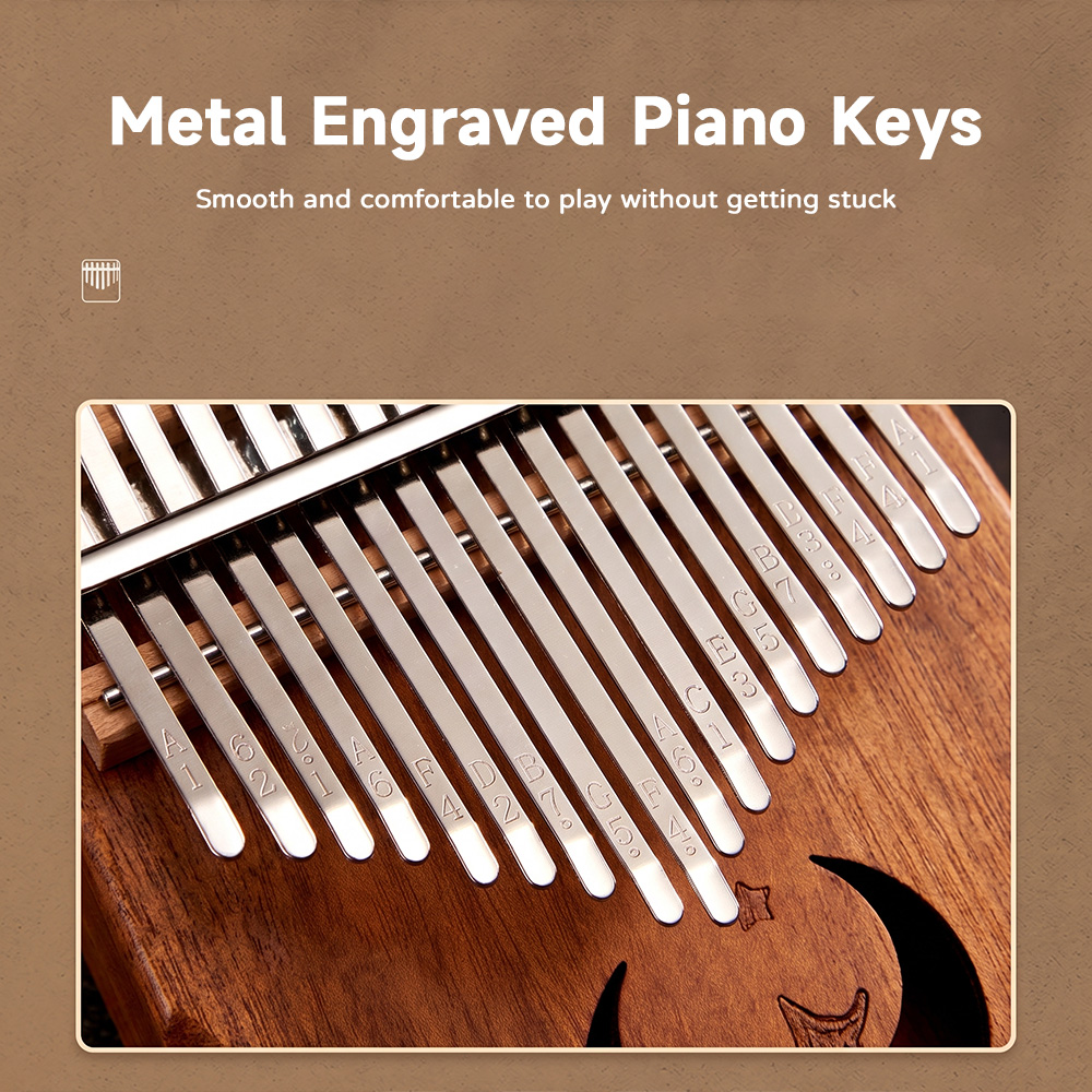 21키 마호가니 칼림바 엄지 피아노 17키 휴대용 손가 - Kalimba Thumb Piano 리뷰 및 가격