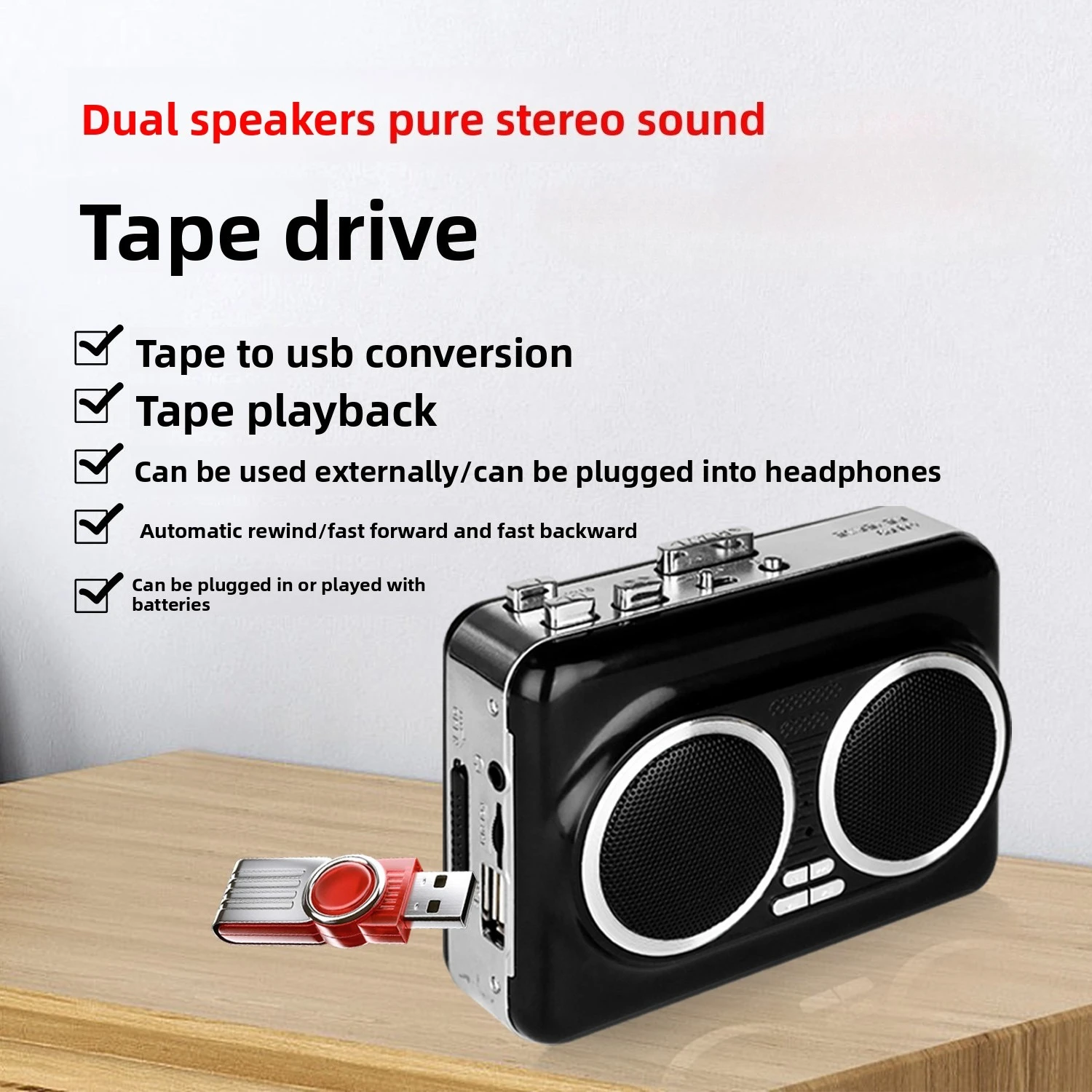 USB 카세트 플레이어 음악 오디오 캡처 카세트 플레이 - Audio Music Mp3 Free 리뷰 및 가격