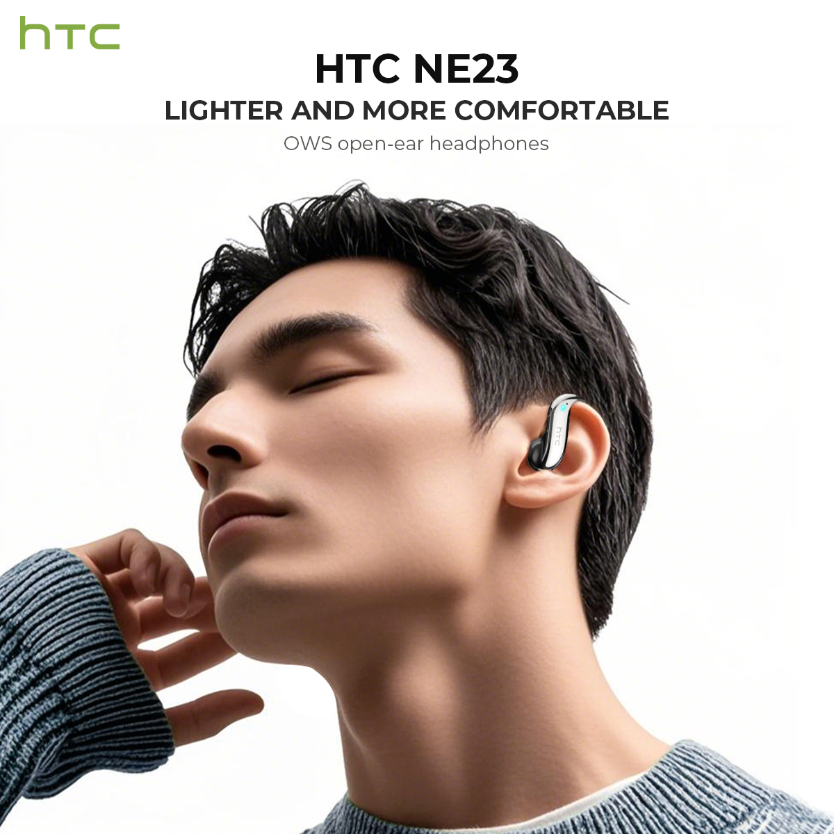 오픈 이어 블루투스 헤드폰 HTC 30시간 재생 무선  - Audio And Music 리뷰 및 가격