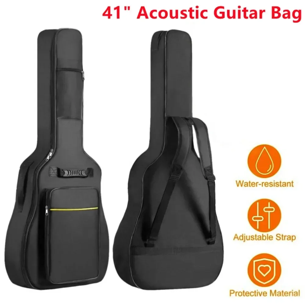 41''// 방수 기타 케이스 더블 스트랩 패딩 블랙  - Guitar Strap Padded 리뷰 및 가격