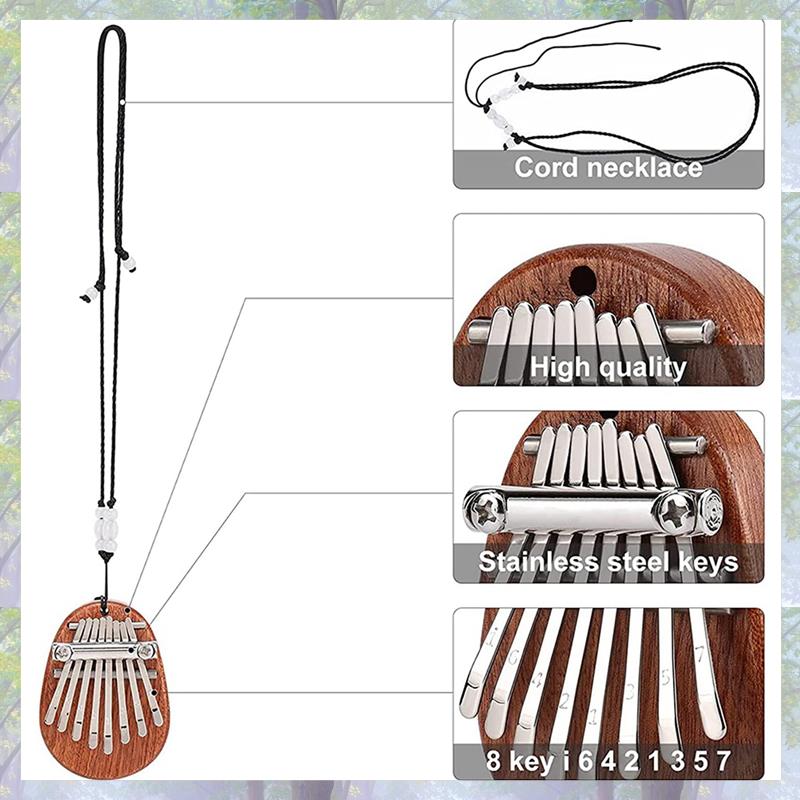 신상품 4개입 칼림바 엄지피아노 8키 미니 엄지피아노  - Kalimba Thumb Piano 리뷰 및 가격